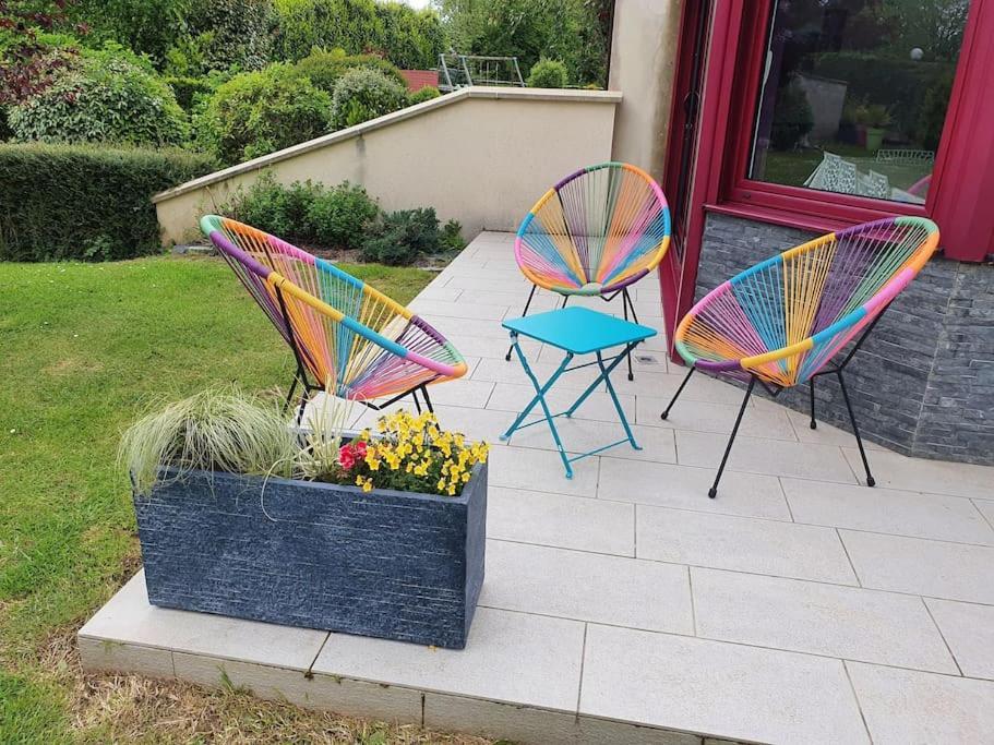 Villa La mare aux chevres à Reux Extérieur photo