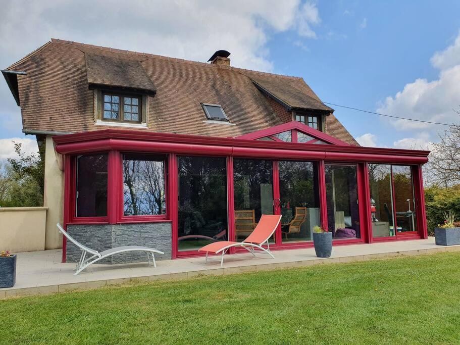 Villa La mare aux chevres à Reux Extérieur photo