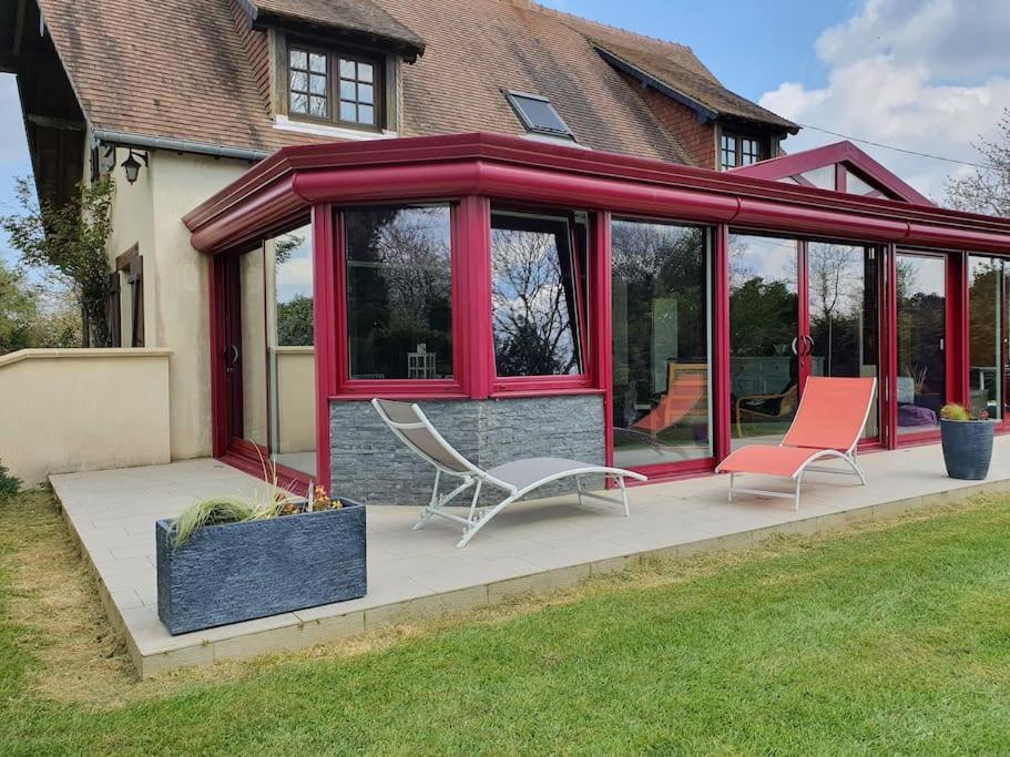Villa La mare aux chevres à Reux Extérieur photo